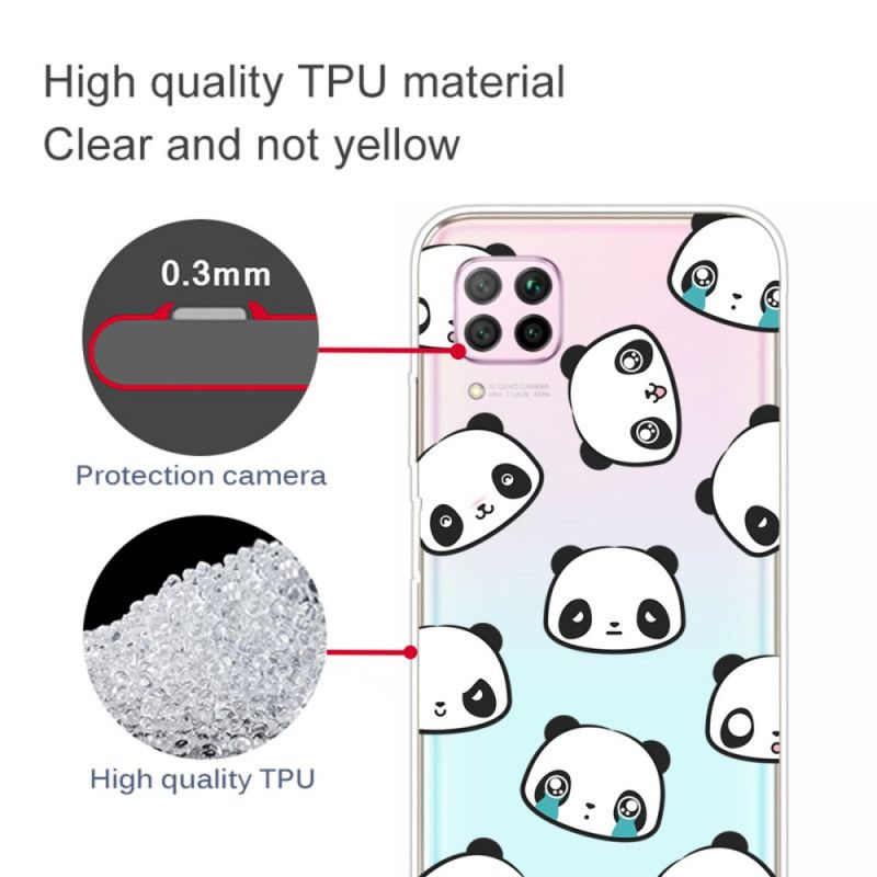 Etui Huawei P40 Lite Sentymentalne Pandy