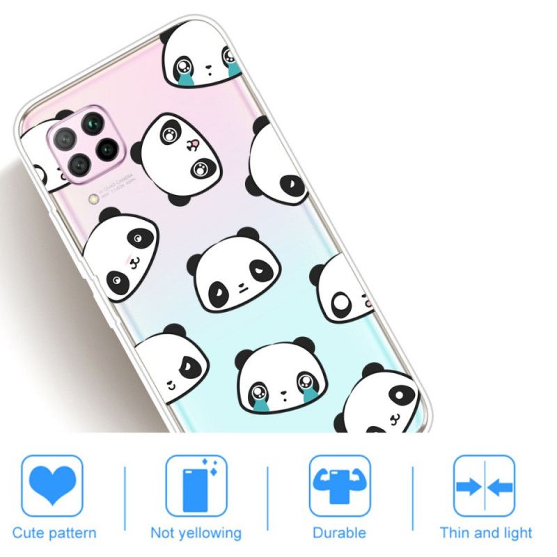 Etui Huawei P40 Lite Sentymentalne Pandy