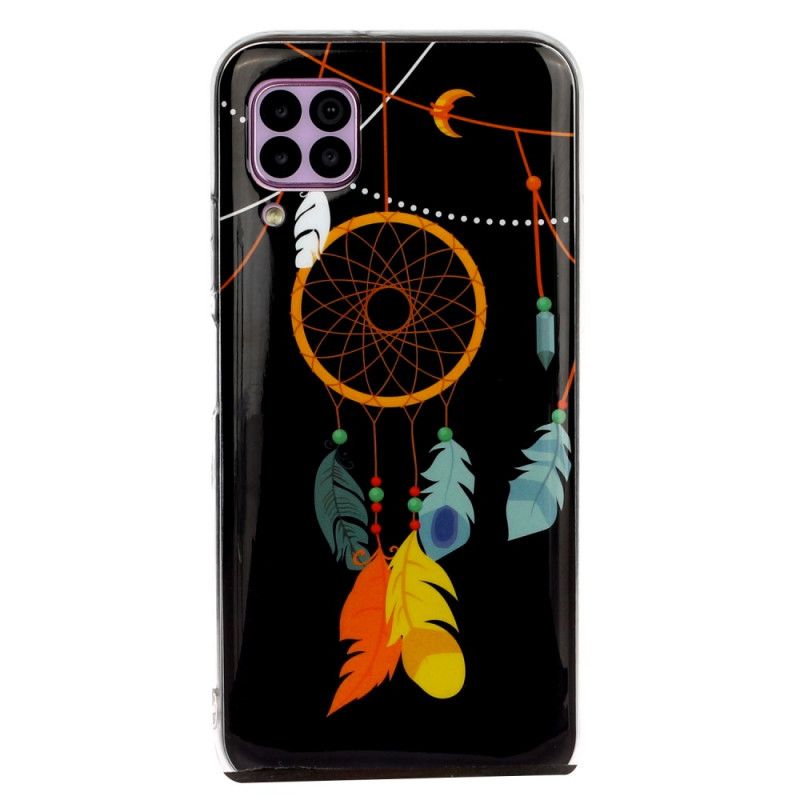 Futerały Huawei P40 Lite Etui na Telefon Unikalny Fluorescencyjny Łapacz Snów