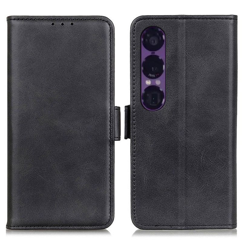 Etui Folio Do Sony Xperia 1 Vii Podwójne Zapięcie