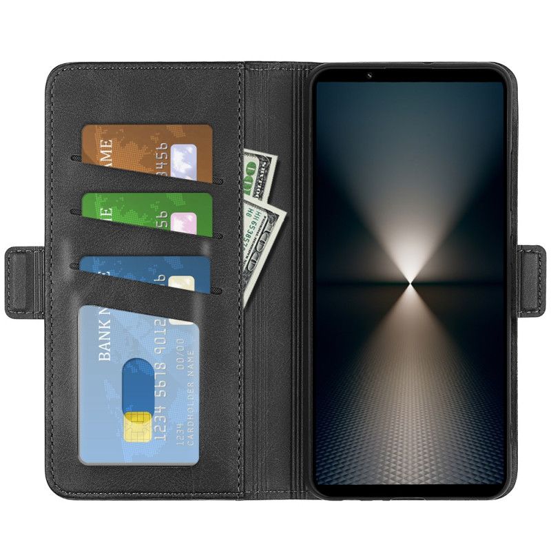Etui Folio Do Sony Xperia 1 Vii Podwójne Zapięcie