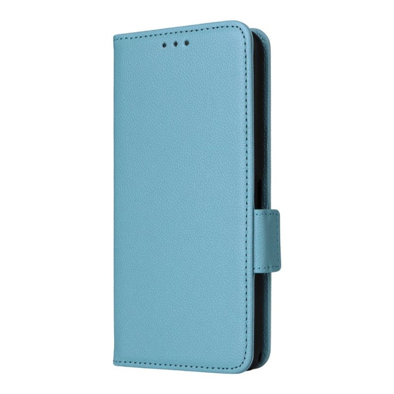 Etui Folio Do Sony Xperia 1 Vii Tekstura Liczi Z Paskiem