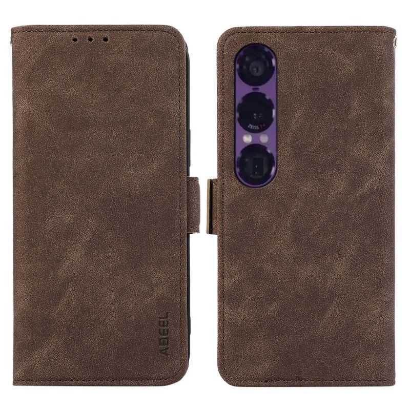 Etui Folio Sony Xperia 1 Vii Abeel Efekt Zamszu