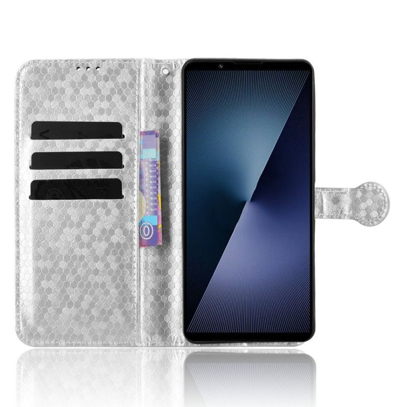 Etui Folio Sony Xperia 1 Vii Błyszcząca Kropki