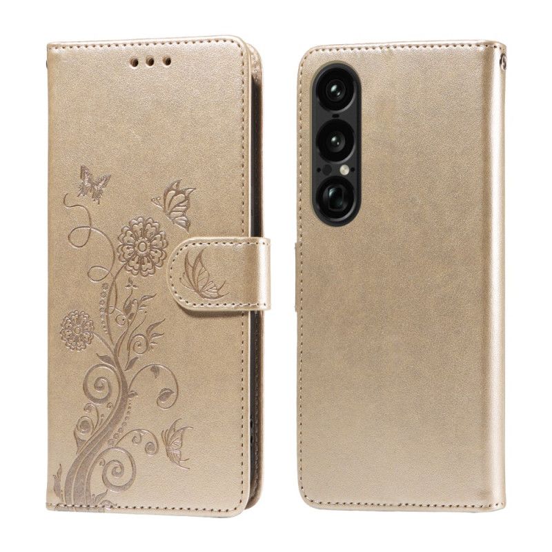 Etui Folio Sony Xperia 1 Vii Floralie Etui Ochronne