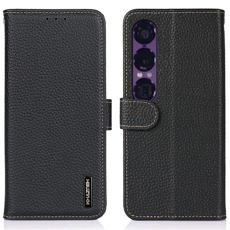 Etui Folio Sony Xperia 1 Vii Khazneh Skóra Naturalna