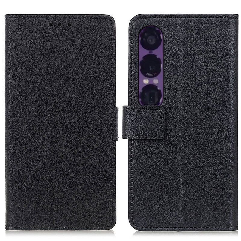 Etui Folio Sony Xperia 1 Vii Klasyczna CZerń Etui Ochronne