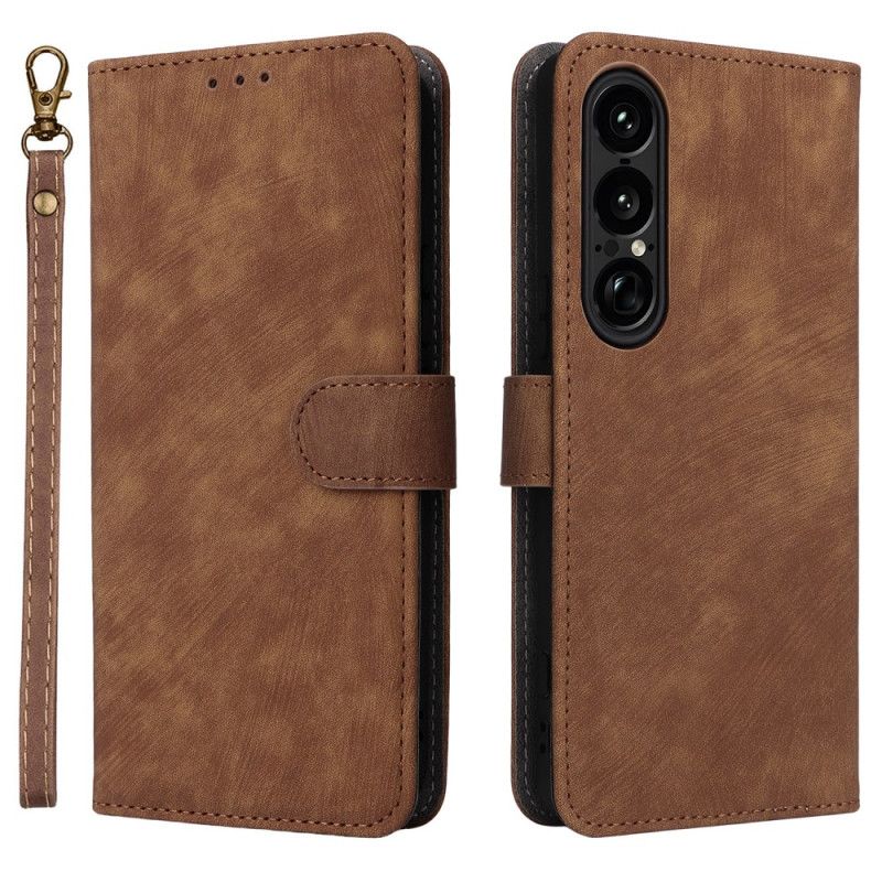 Etui Folio Sony Xperia 1 Vii Ochrona Rfid I Pasek Etui Ochronne