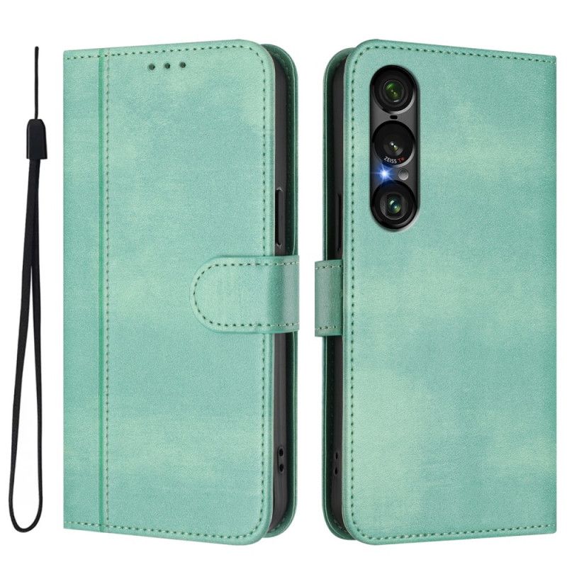 Etui Folio Sony Xperia 1 Vii Styl Retro