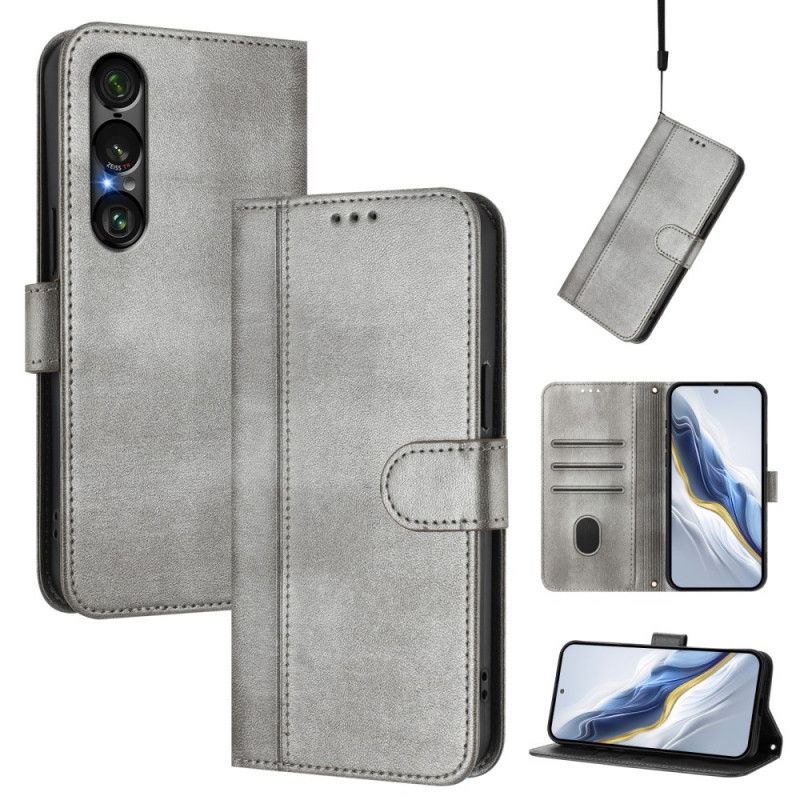 Etui Folio Sony Xperia 1 Vii Styl Retro