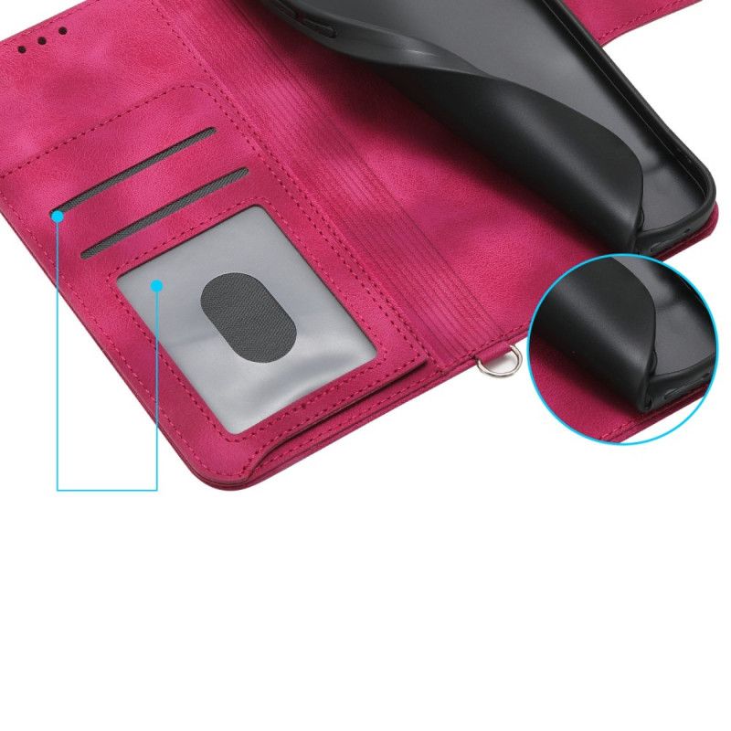 Etui Folio Sony Xperia 1 Vii Zamsz Z Efektem Koronki Etui Ochronne