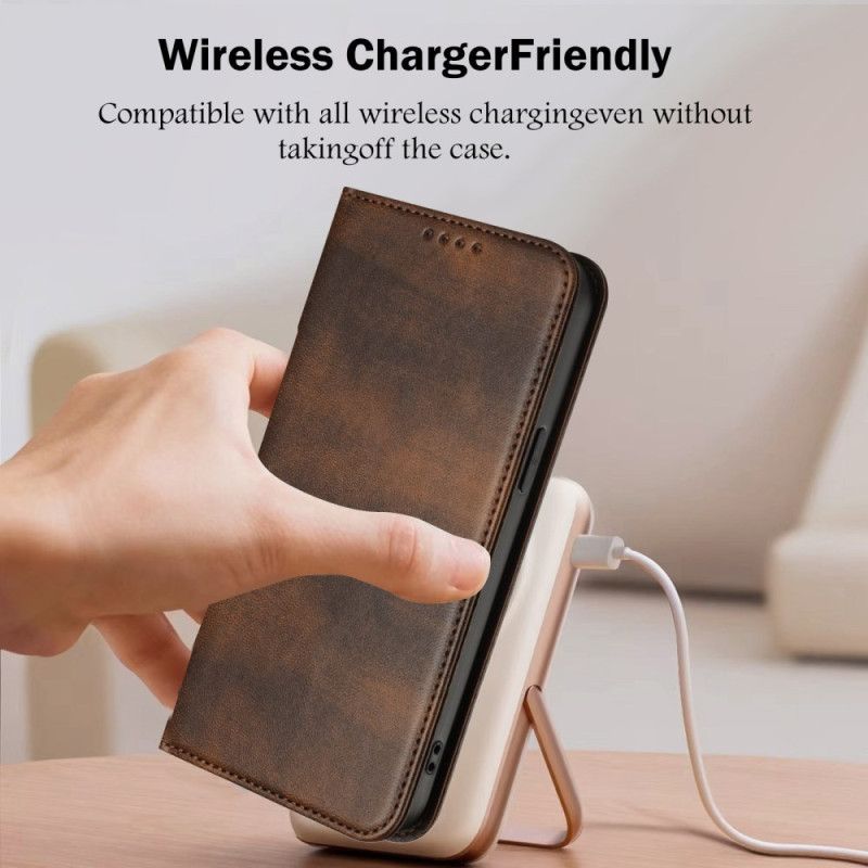 Flip Kotelot Do Sony Xperia 1 Vii Wzór Retro Z Ochroną Rfid