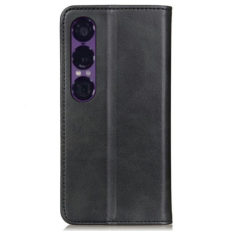 Flip Kotelot Sony Xperia 1 Vii Etui Na Telefon Skóra Dwoinowa Vintage