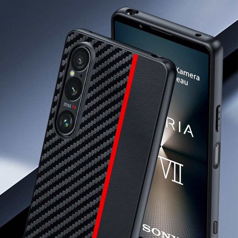 Futerały Sony Xperia 1 Vii Etui Na Telefon Włókno Węglowe