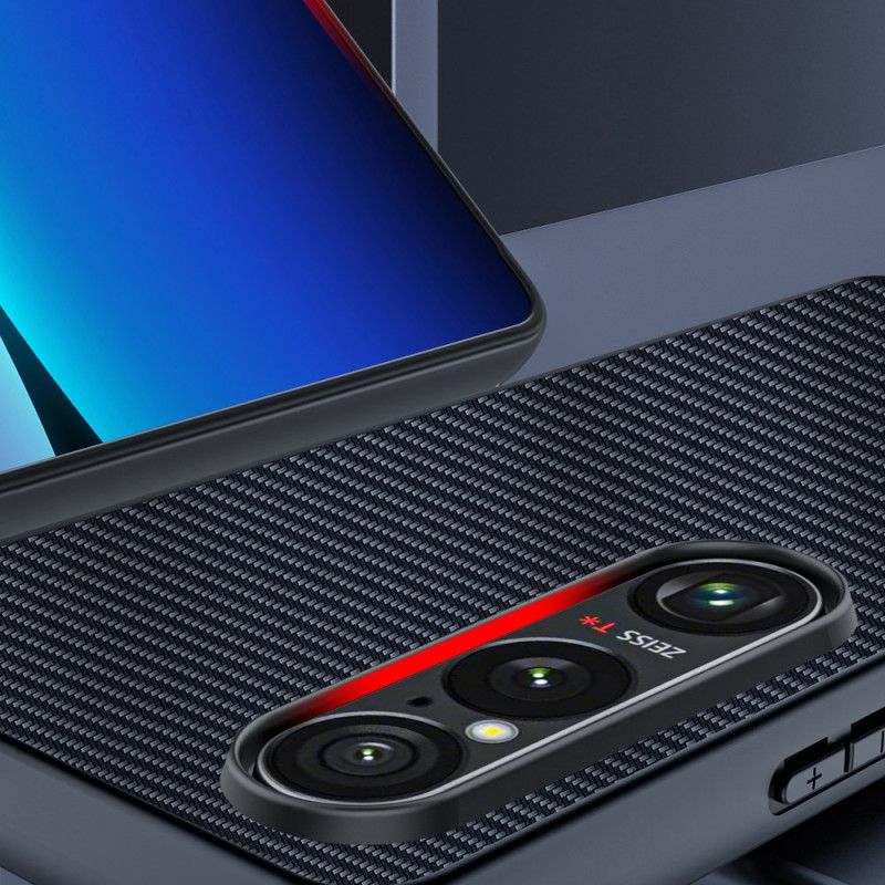 Futerały Sony Xperia 1 Vii Etui Na Telefon Włókno Węglowe