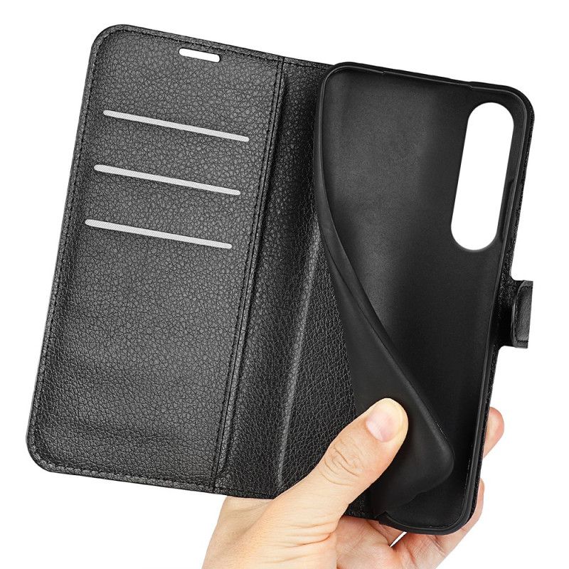 Skórzany Futerał Sony Xperia 1 Vii Etui Na Telefon Klasyczna Sztuczna Skóra