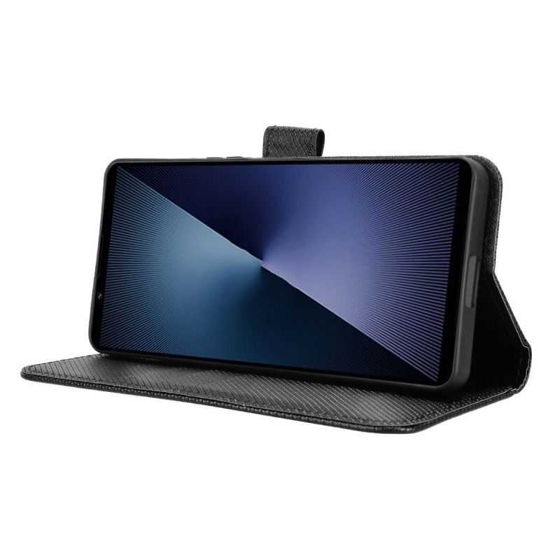 Skórzany Futerał Sony Xperia 1 Vii Etui Na Telefon Kropki