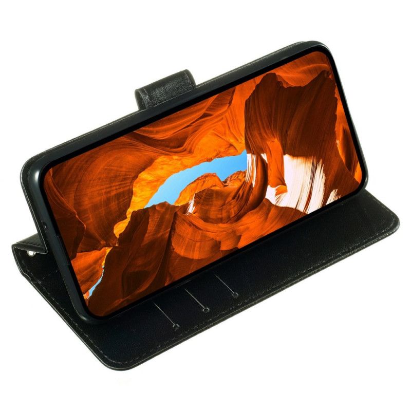 Skórzany Futerał Sony Xperia 1 Vii Etui Na Telefon Monochromatyczny