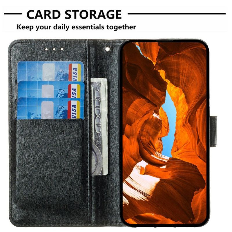 Skórzany Futerał Sony Xperia 1 Vii Etui Na Telefon Monochromatyczny