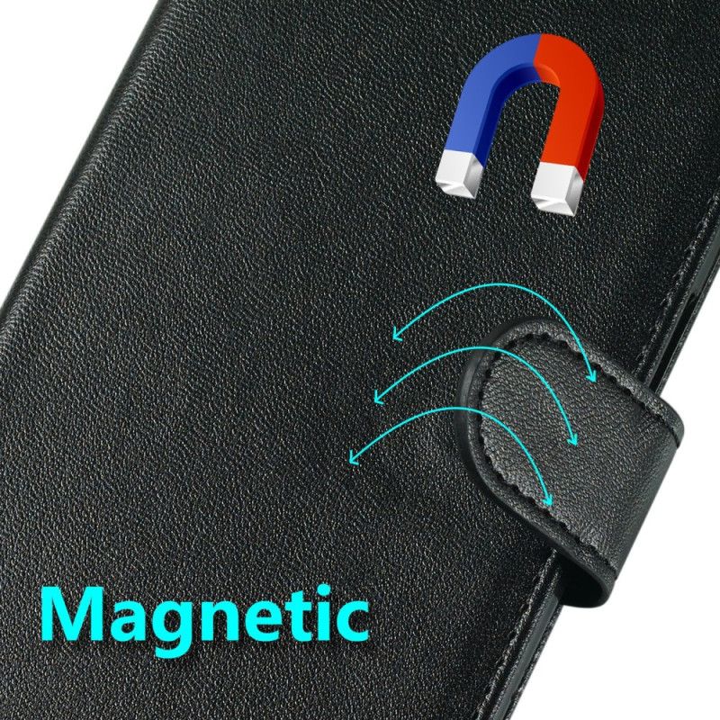 Skórzany Futerał Sony Xperia 1 Vii Etui Na Telefon Monochromatyczny