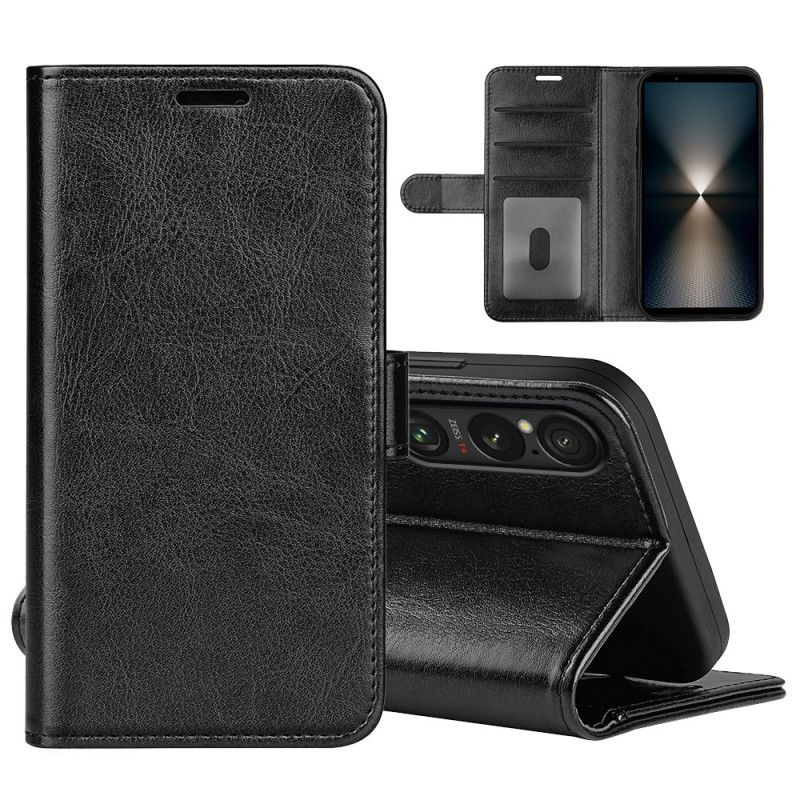 Skórzany Futerał Sony Xperia 1 Vii Etui Na Telefon Vintage