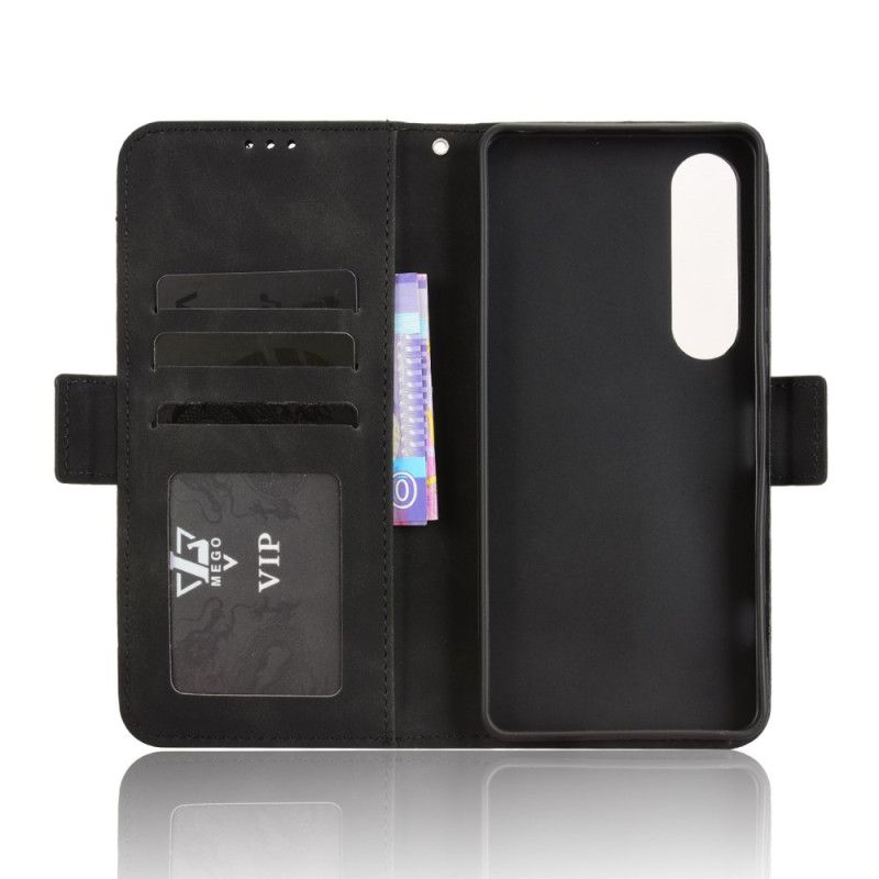 Skórzany Futerał Sony Xperia 1 Vii Etui Na Telefon Wiele Kart