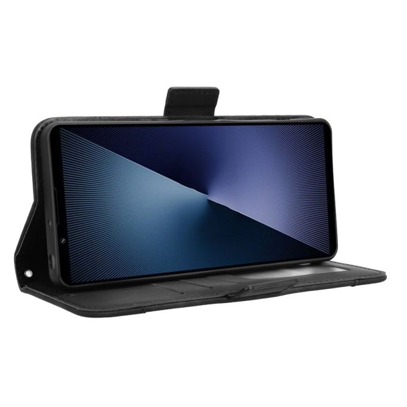 Skórzany Futerał Sony Xperia 1 Vii Etui Na Telefon Wiele Kart