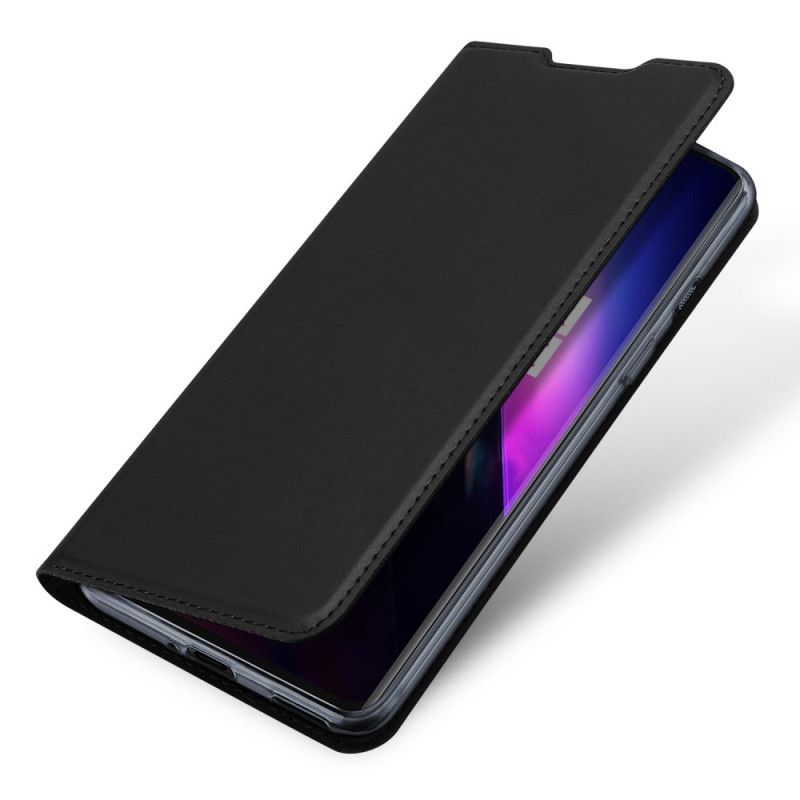 Flip Kotelot OnePlus 8 Ciemnoniebieski Skóra Pro Dux Ducis