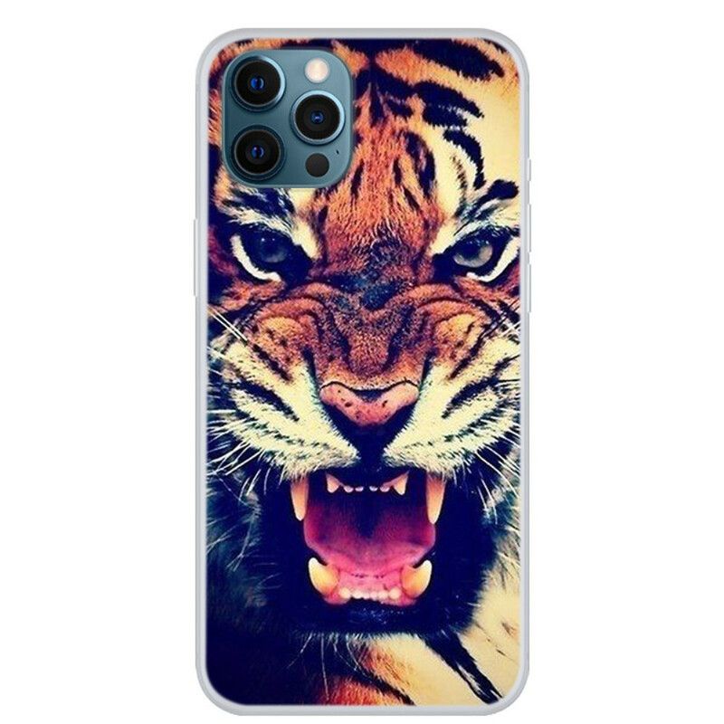 Etui Do Iphone 13 Pro Przedni Tygrys