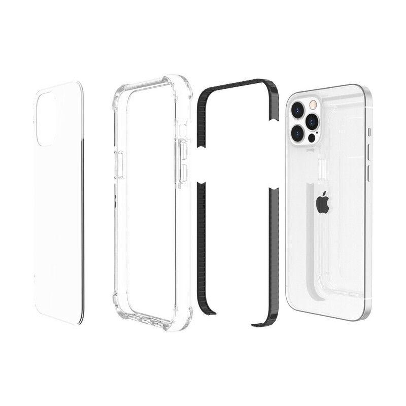 Etui Iphone 13 Pro Przezroczyste Silikonowe Krawędzie Etui Ochronne