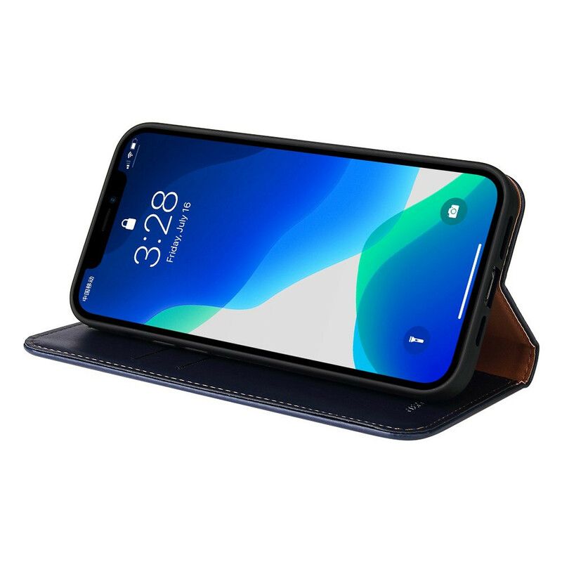 Flip Kotelot Iphone 13 Pro Etui Na Telefon Symulowana Trzeźwość Skóry