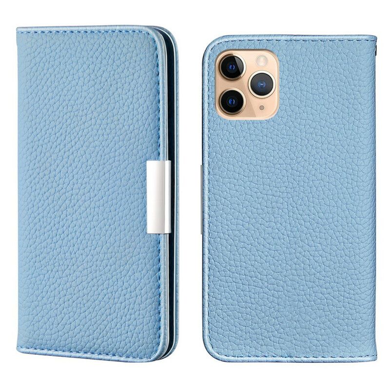 Flip Kotelot Iphone 13 Pro Litchi Ultra Chic Sztuczna Skóra Etui Ochronne