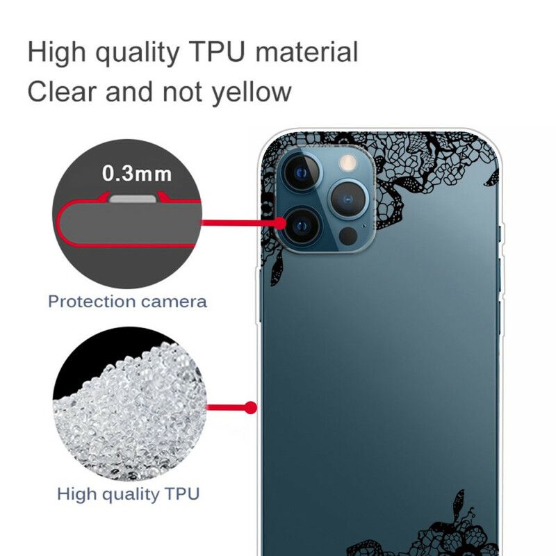 Futerały Iphone 13 Pro Etui Na Telefon Cienka Koronka