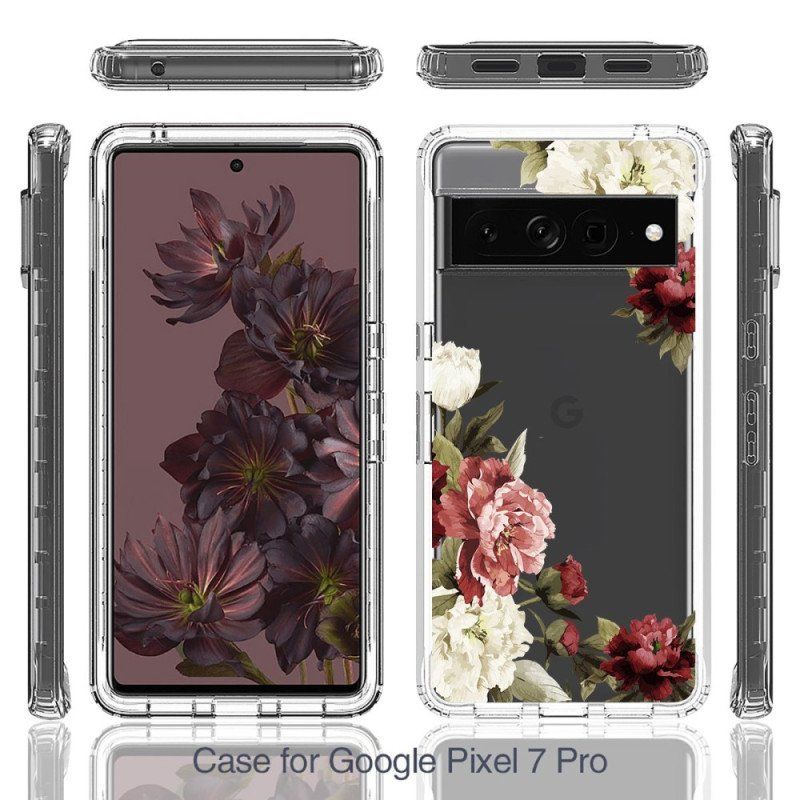 Etui do Google Pixel 7 Pro Błyszcząca Sztuczna Skóra