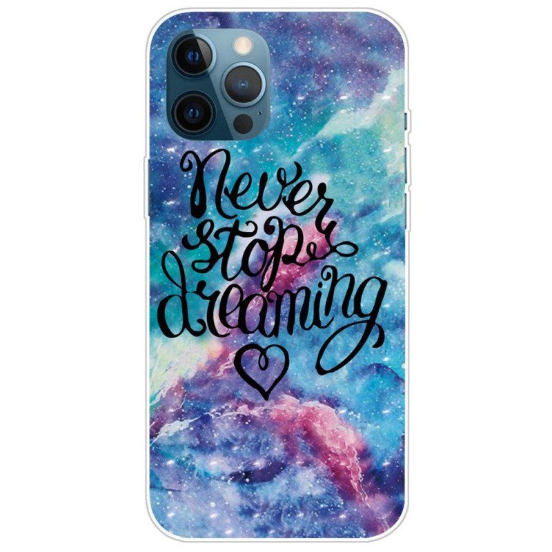 Etui do iPhone 14 Pro Max Nigdy Nie Przestawaj Marzyć