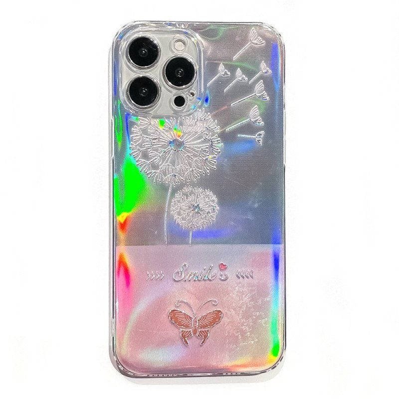 Etui do iPhone 14 Pro Silikonowy Wzór Laserowy