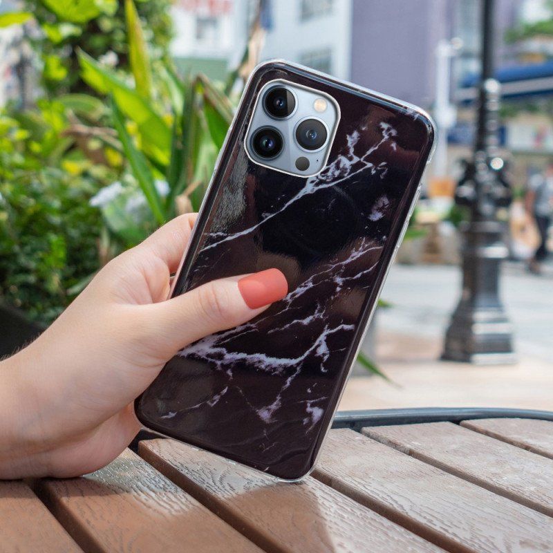 Etui do iPhone 15 Pro Intensywny Marmur