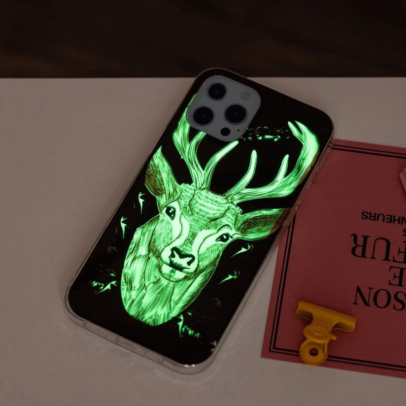 Etui do iPhone 15 Pro Max Fluorescencyjny Jeleń