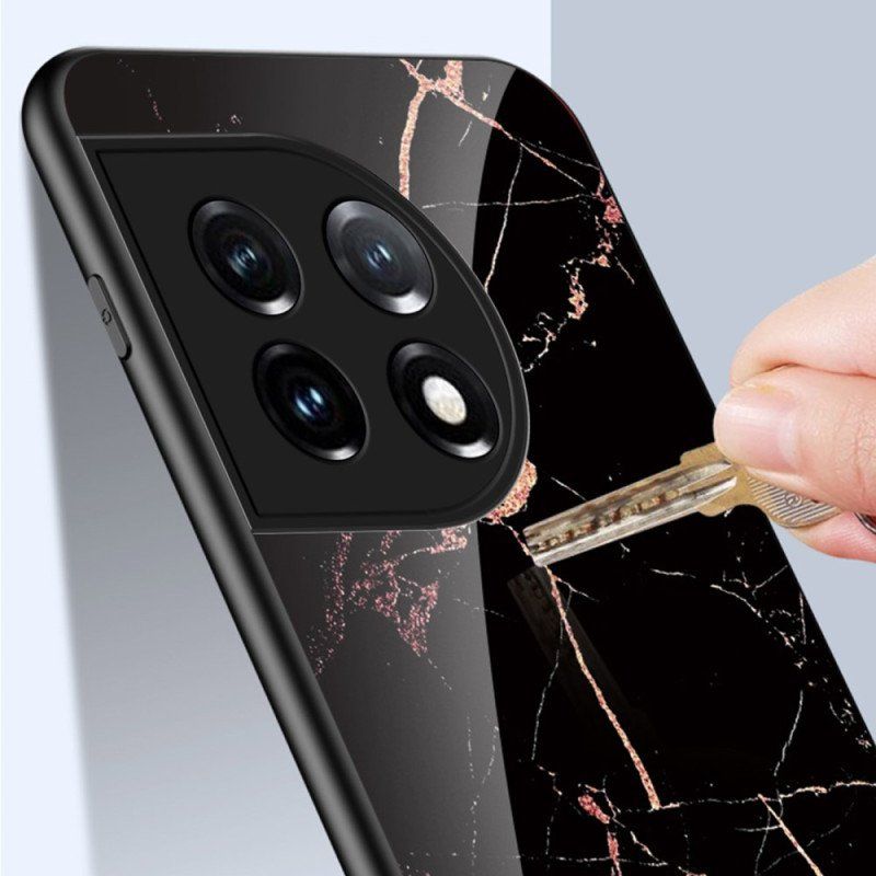 Etui do OnePlus 11 5G Marmurowe Szkło Hartowane