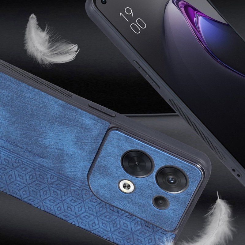 Etui do Oppo Reno 8 Efekt Skóry Azns