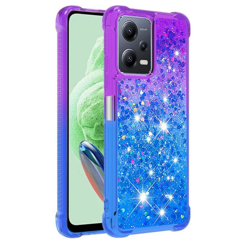 Etui do Poco X5 5G Kolorowe Cekiny