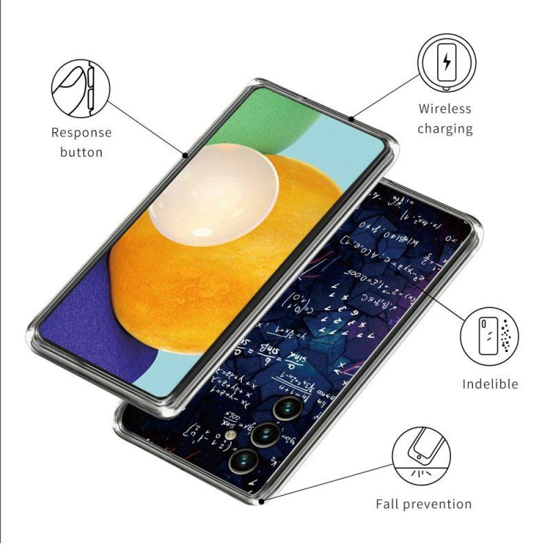Etui do Samsung Galaxy A14 / A14 5G Silikonowe Obliczenia Matematyczne