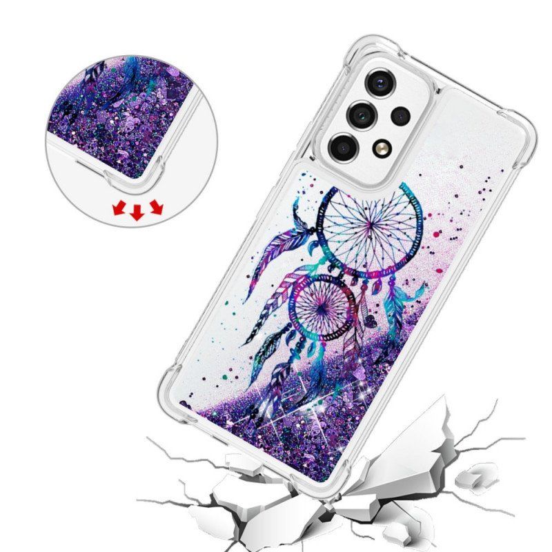 Etui do Samsung Galaxy A53 5G Brokatowy Łapacz Snów