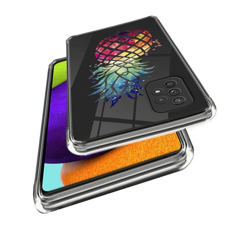 Etui do Samsung Galaxy A53 5G Przezroczysty Ananas