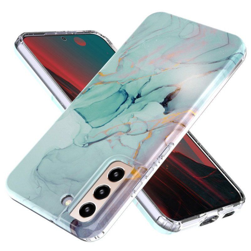 Etui do Samsung Galaxy S22 5G Silikonowy Elastyczny Marmur