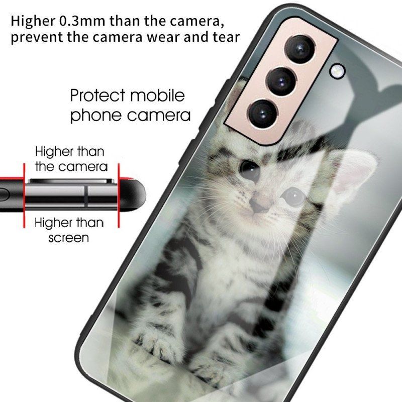 Etui do Samsung Galaxy S22 5G Szkło Hartowane Dla Kotków