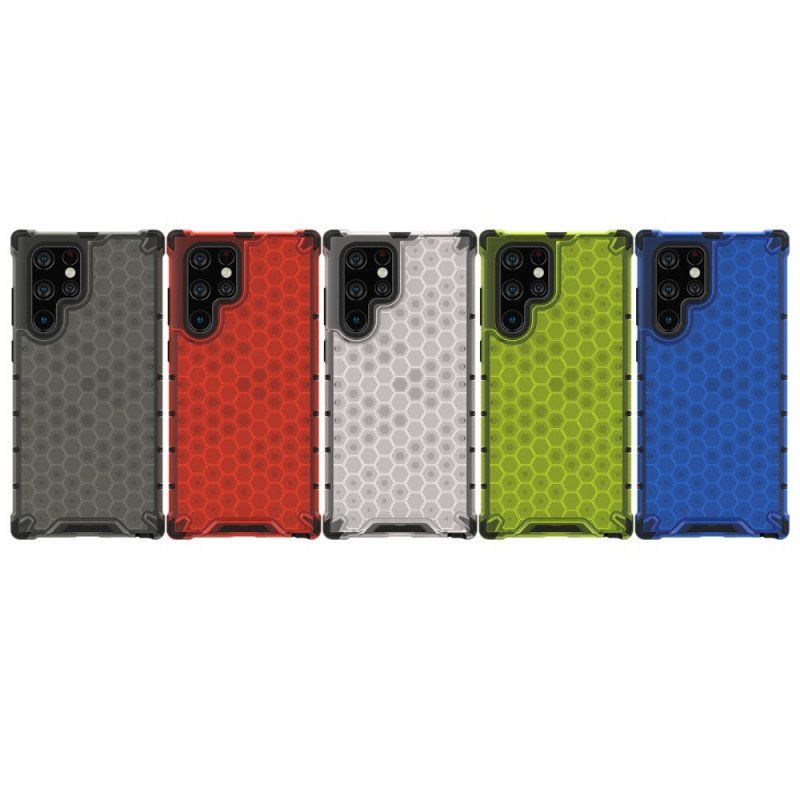 Etui do Samsung Galaxy S22 Ultra 5G Styl Plastra Miodu