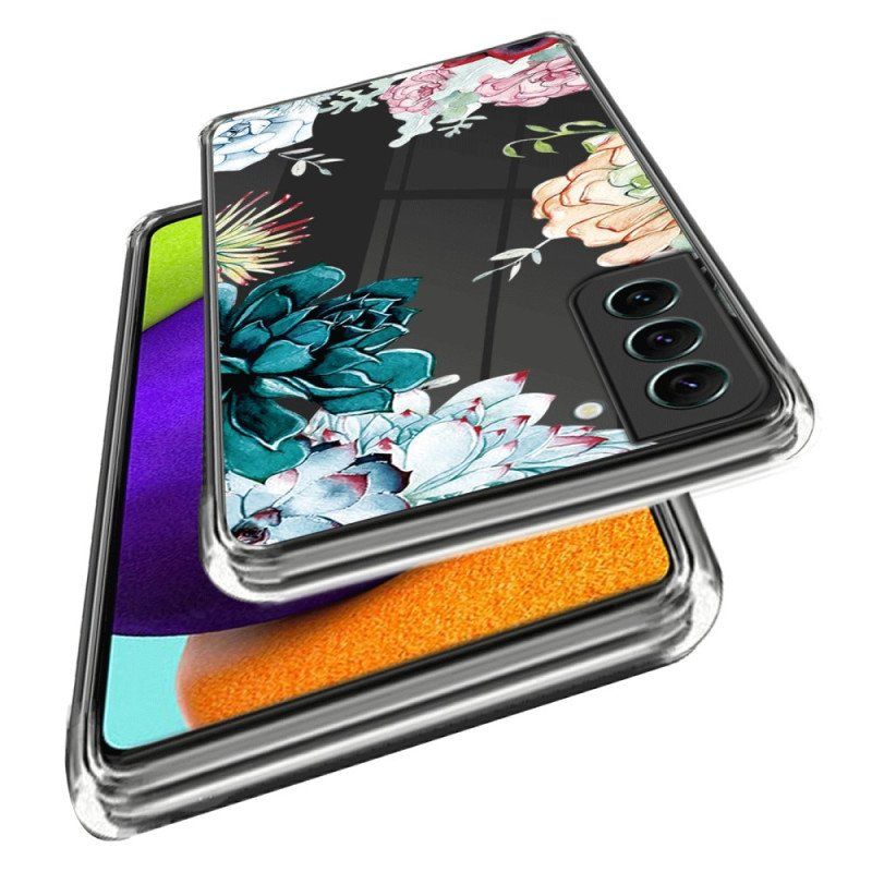 Etui do Samsung Galaxy S23 5G Bezszwowy Bukiet Kwiaty