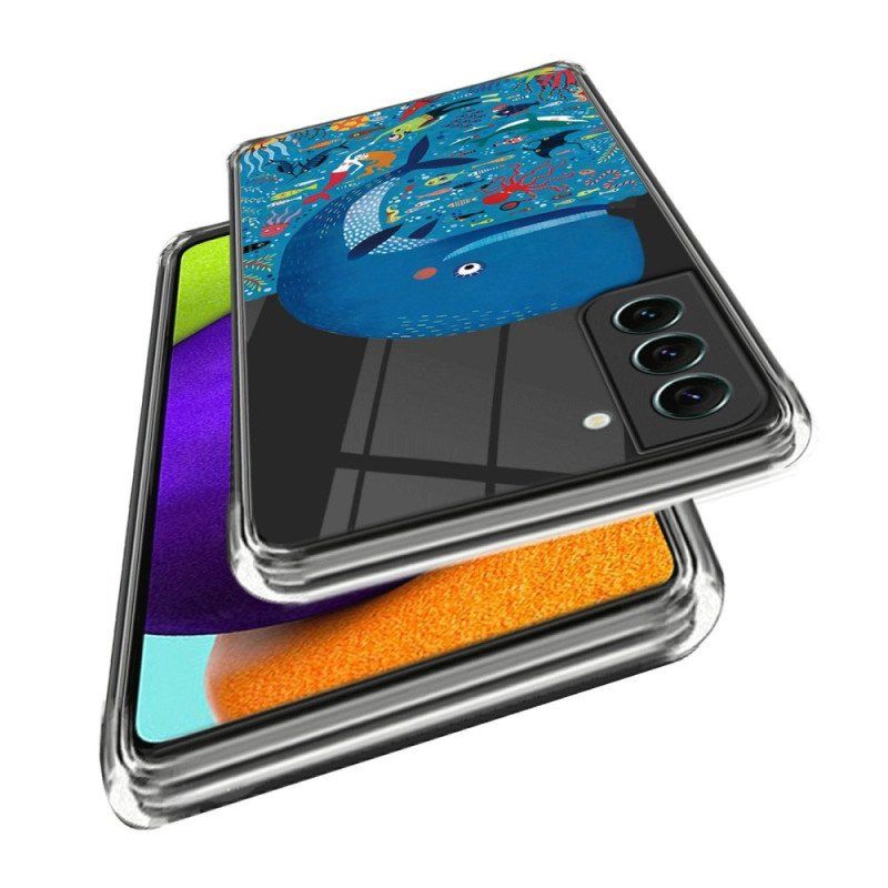 Etui do Samsung Galaxy S23 Plus 5G Przejrzysty Wieloryb