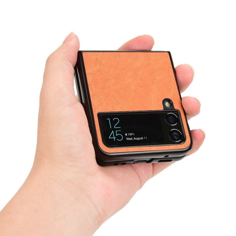 Etui do Samsung Galaxy Z Flip 4 Etui Folio Miękkość Z Efektem Skóry